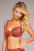 Bikini top Sumatra. Color: brick red