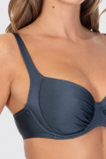 Bikini top Sumatra. Color: dark grey