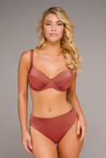 Bikini top Sumatra. Color: brick red