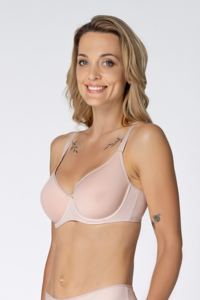 T-shirt bra True. Color: beige