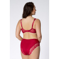 Midwaist briefs Patricia. Color: red