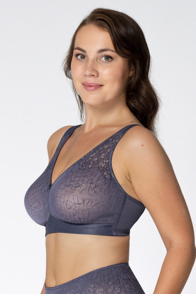 Bra Powerlace. Color: blue-grey